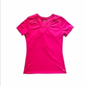 Champion hot pink athletic t-shirt, size Small